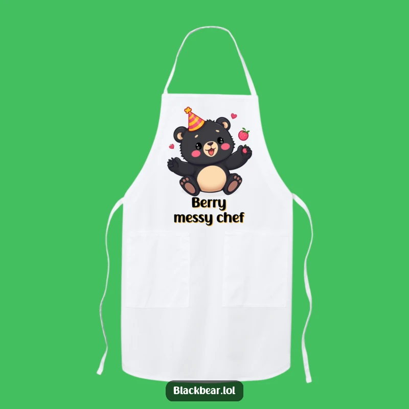 Funny Apron: Bear Cub Party Juggling, A Hilarious Present for Hosts!