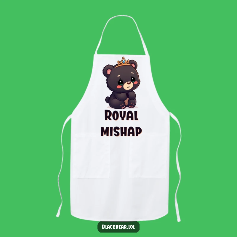 Funny Confused Cub Apron: Cook with Charming Whimsy Gift