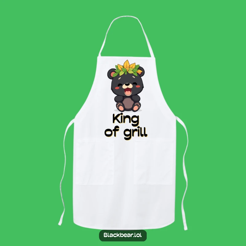 Playful Bear Cub Chef Apron - Kitchen Adventures, Great Funny Gift for Little Cooks!