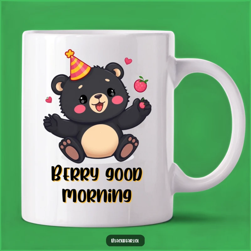 Funny Bear Party Mug: Juggling Cub, Perfect Humorous Gift for Celebrations!