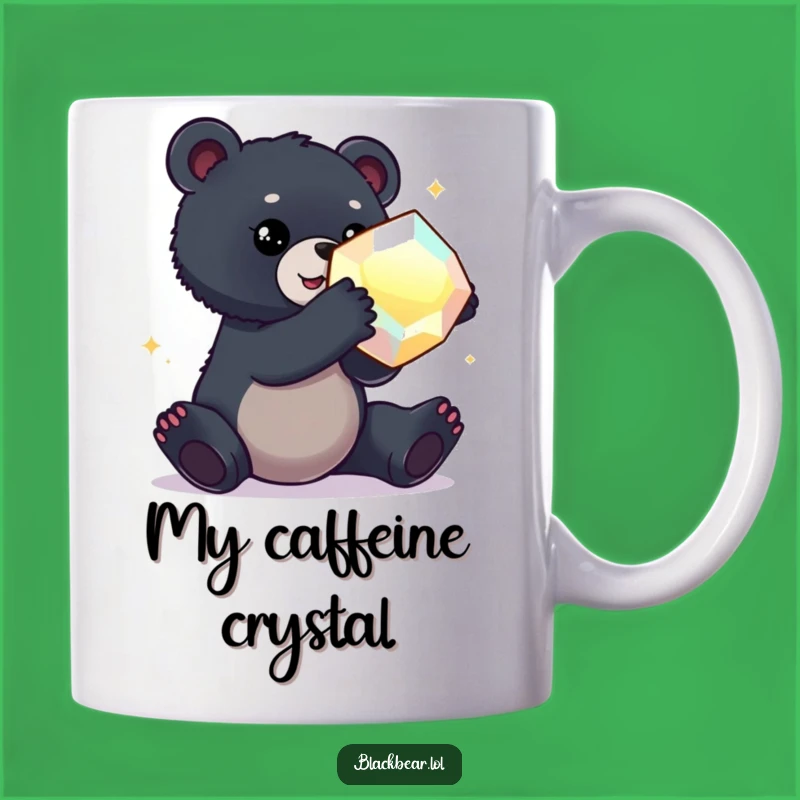 Funny Bear Cub Gem Mug: Reach for Treasure with This Hilarious Gift!