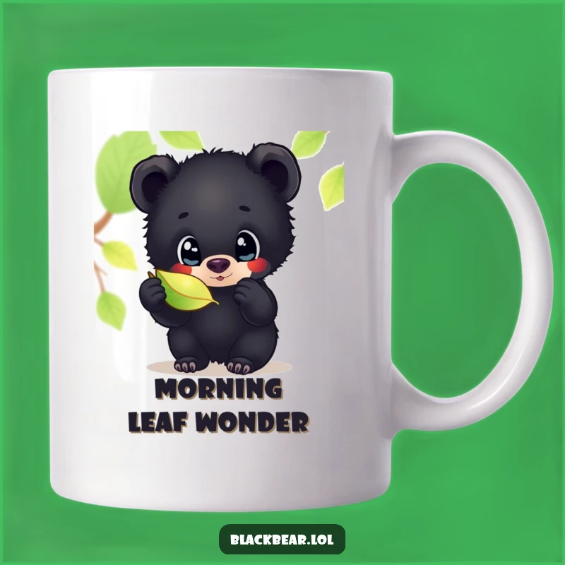 Funny Curious Bear Cub Mug: Nature Explorer, Perfect Humorous Gift for Nature Lovers