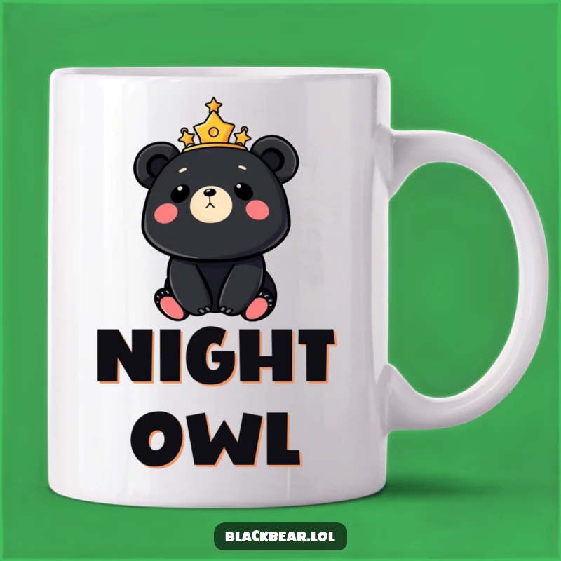 Mystical Bear Moon Crown Mug - Celestial Wonder, Perfect Enchanting Gift for Dreamers!
