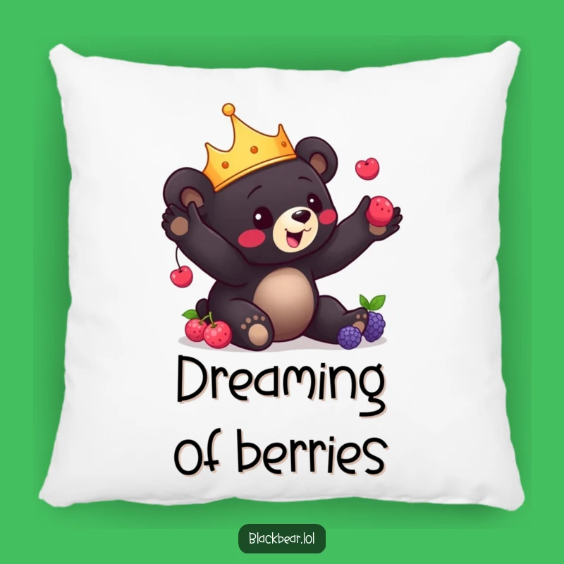 Funny Bear Cub Pillow: Cozy & Charming Juggler Accent Cushion!