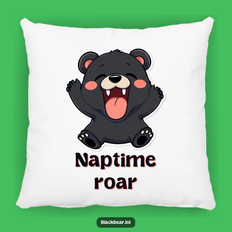 Funny Roaring Bear Pillow: Cozy Comfort and Playful Vibes Gift