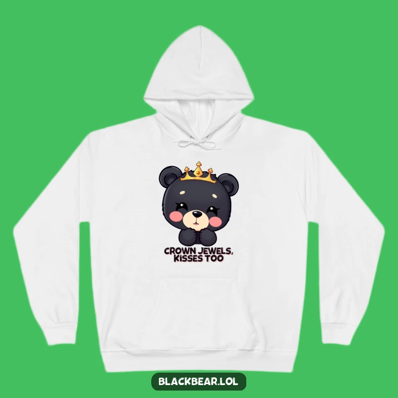 Funny Bear Cub Kiss Hoodie: Cozy Up with Adorable Charm