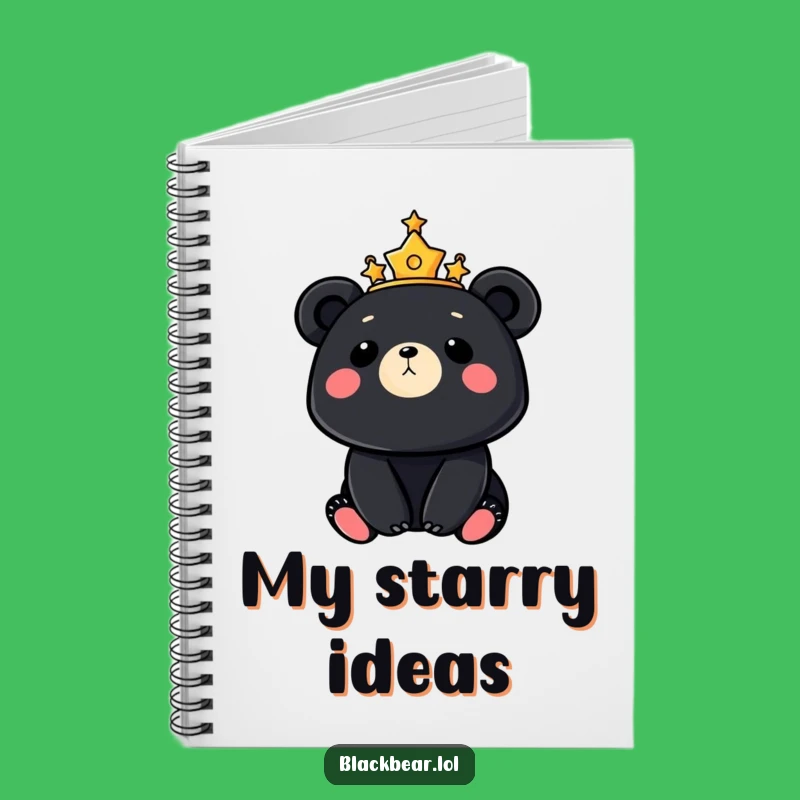 Celestial Bear Moon Notebook - Journal Your Dreams, Perfect Mystical Gift for Writers!