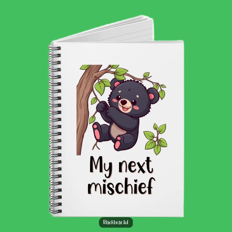 Funny Bear Cub Notebook: Playful Cub Tugging, a Cute Journal Gift