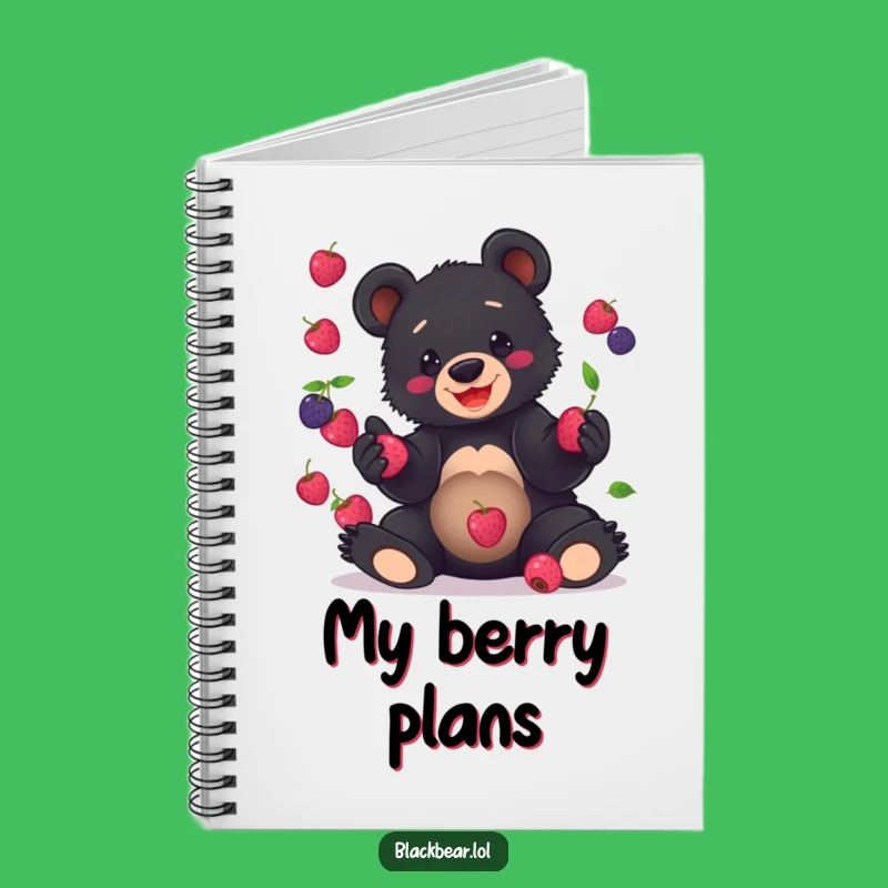 Funny Bear Cub Juggling Notebook: Journaling Fun, Clumsy Ideas Gift