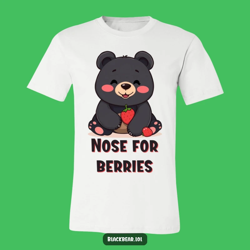 Funny Bear Berry Trick T-Shirt - Smiling Balance Design, Perfect Funny Gift