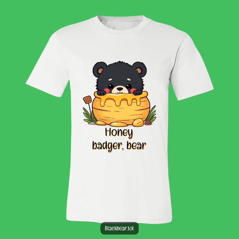 Funny Honey Pot Bear Cub T-Shirt - Mischievous Cub Tee, Humorous Gift