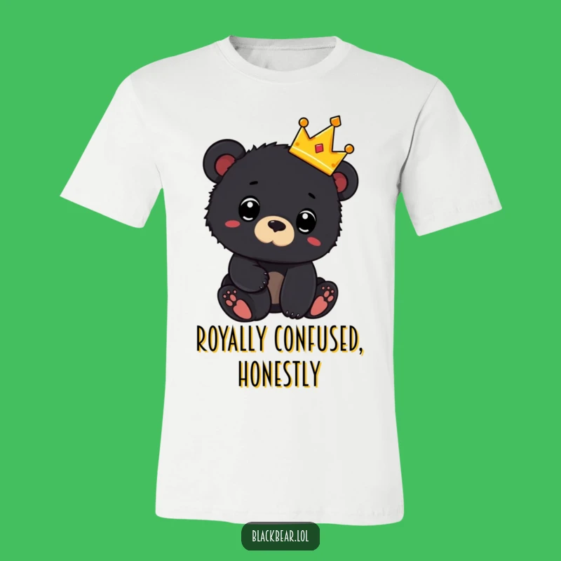 Funny Royal Bear Cub T-Shirt: Wear Your Adorable Surprise with Pride
