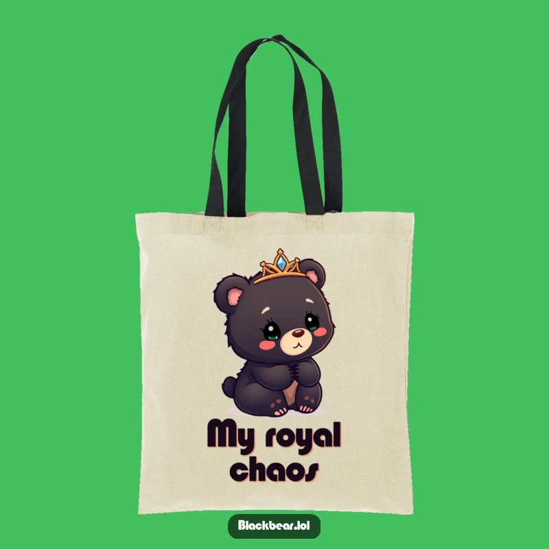 Funny Confused Bear Cub Tote Bag: Carry Your Charm and Confusion Gift