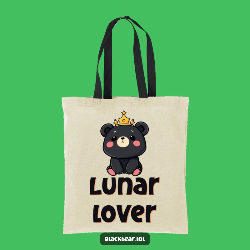 Starlight Bear Moon Tote Bag - Celestial Accessory, Unique Magical Gift for Her!